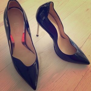 LORIBLU Shoes Leather Blue Size 36 EU